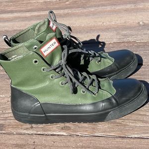 Hunter for Target. Lace up high top boots